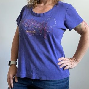 Harley Davidson S/S Purple Shirt - Size XXL